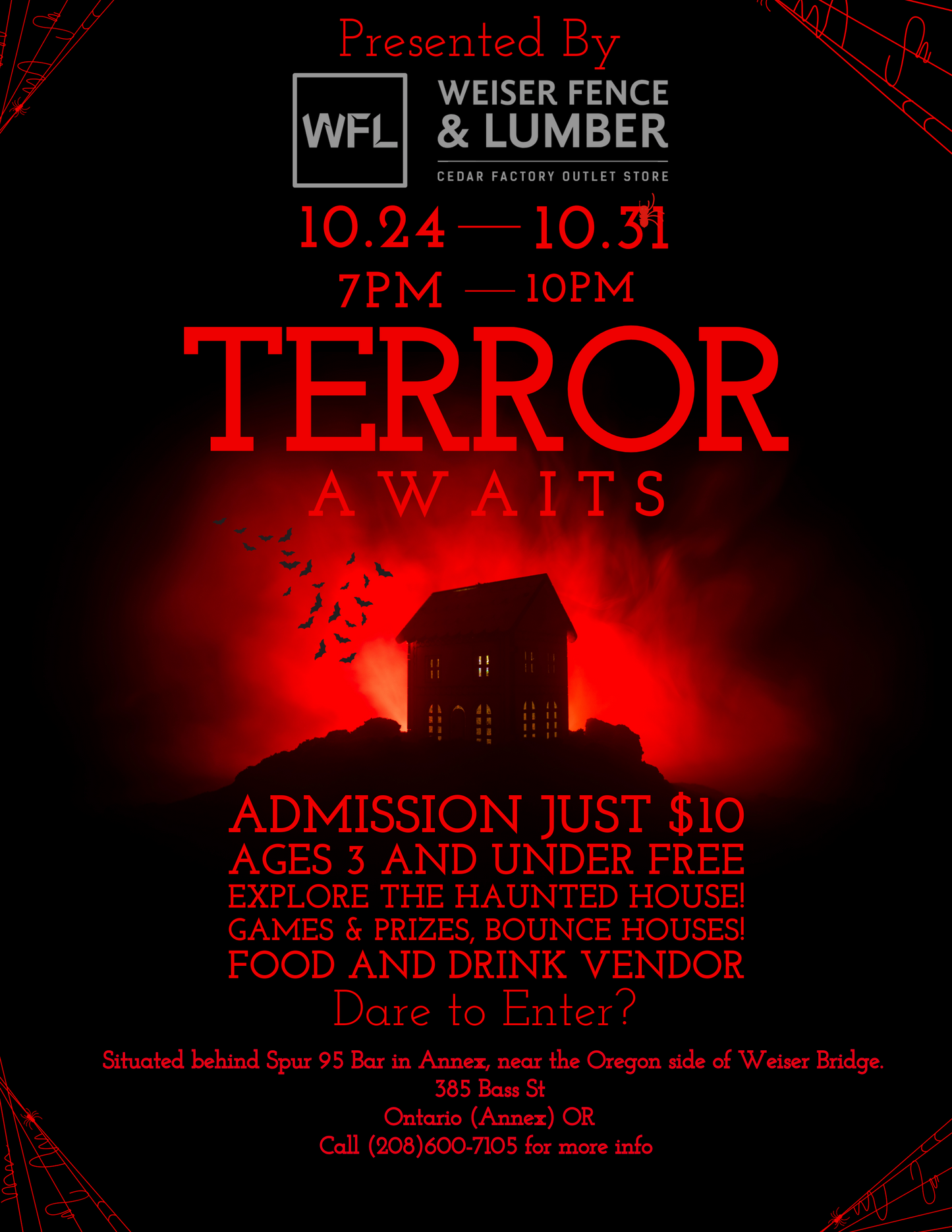 General Admission Ticket For House of Terror Event 2025