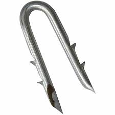 1-3/4 in. Galvanized Barbed Staple (1 Lb. Pack)