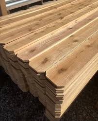1x6x6' Premium #1 T/K Kiln Dried Cedar Fence Picket (Sugi) Dog Ear 5/8"