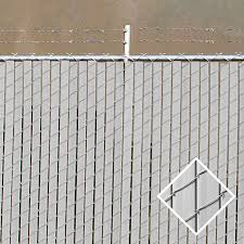 6' x 25' Pre Slatted Chain Link 9GA