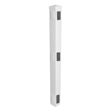 3-Rail Line Post 5 x 5 x 6'6" - White