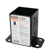 fence post base