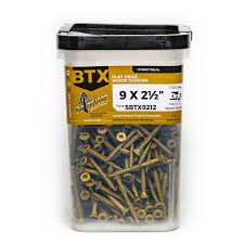 Big Timber 5015822 No.9 X 2.5 in. Star Wood Screws -1 lb