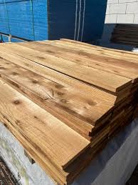 1x6x6' Western Red Cedar No Hole RGH GRN "Big Tex"