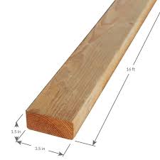 2x4x16' Doug Fir/Hem S4S Utility