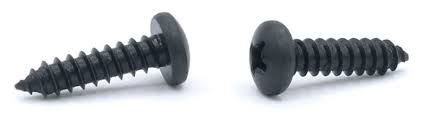 #14 x 3/4 Phil Pan SS Black Screw 1pc