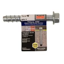 1/2"x4" Screw Anchor (Titen)