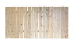 Picket 4' Tall Prebuilt Cedar Fence Panel 4'x8'